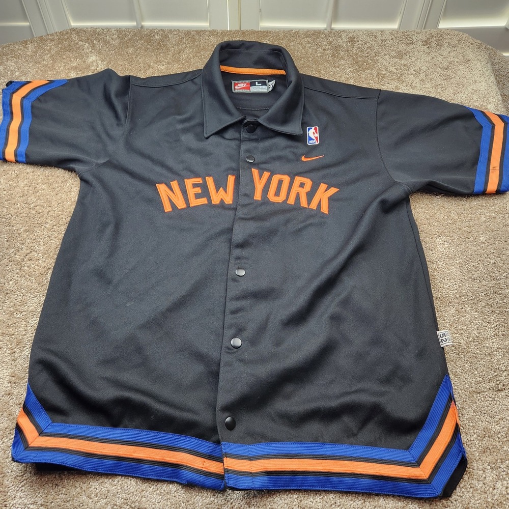 Nike Team Sports NBA New York Knicks Shooting Shirt Black Kids L 14/16